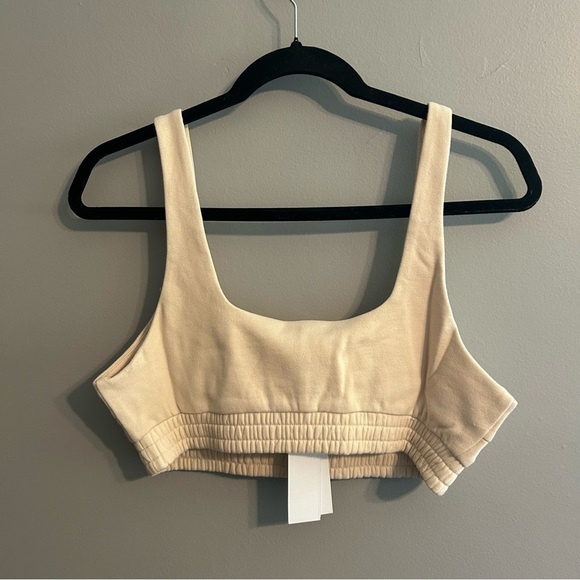 Revolve x 525 America - French Terry Bra Top in Cream 🌟 - Picture 7 of 8